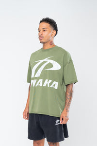 INAKA SPORTSWEAR TEE - VINTAGE OLIVE