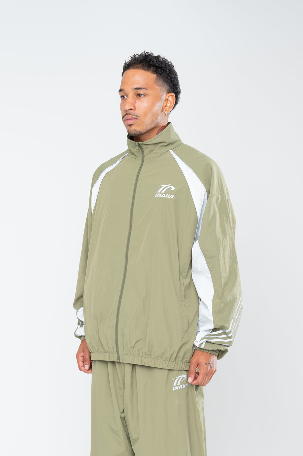 SPORTSWEAR TRACK JACKET BURNT OLIVE