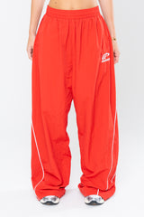 SPORTSWEAR BAGGY TRACK PANTS - RED