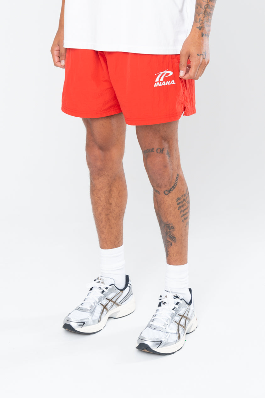 SPORTSWEAR NYLON SHORTS - RED