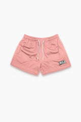 WOMEN’S GRAPHIC MESH SHORTS - CLASSIC BOLT PINK