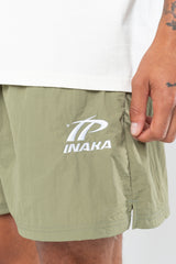 SPORTSWEAR NYLON SHORTS - BURNT OLIVE