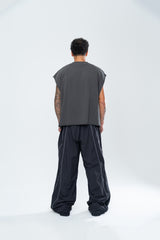 FURY CUTOFF TEE - VINTAGE BLACK