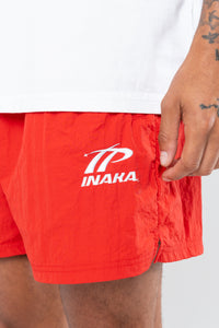 SPORTSWEAR NYLON SHORTS - RED