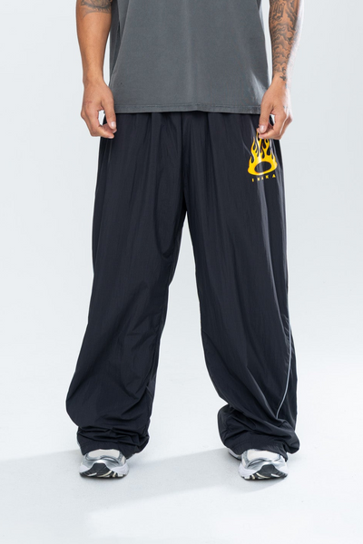 FURY BAGGY TRACKPANTS - BLACK – Inaka Power