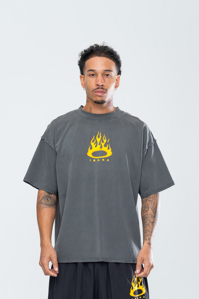 FURY REVERSE TEE - VINTAGE BLACK – Inaka Power