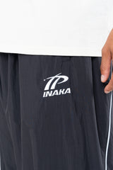 SPORTSWEAR BAGGY TRACK PANTS - BLACK