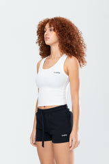 BASICS LOUNGE TANK - WHITE