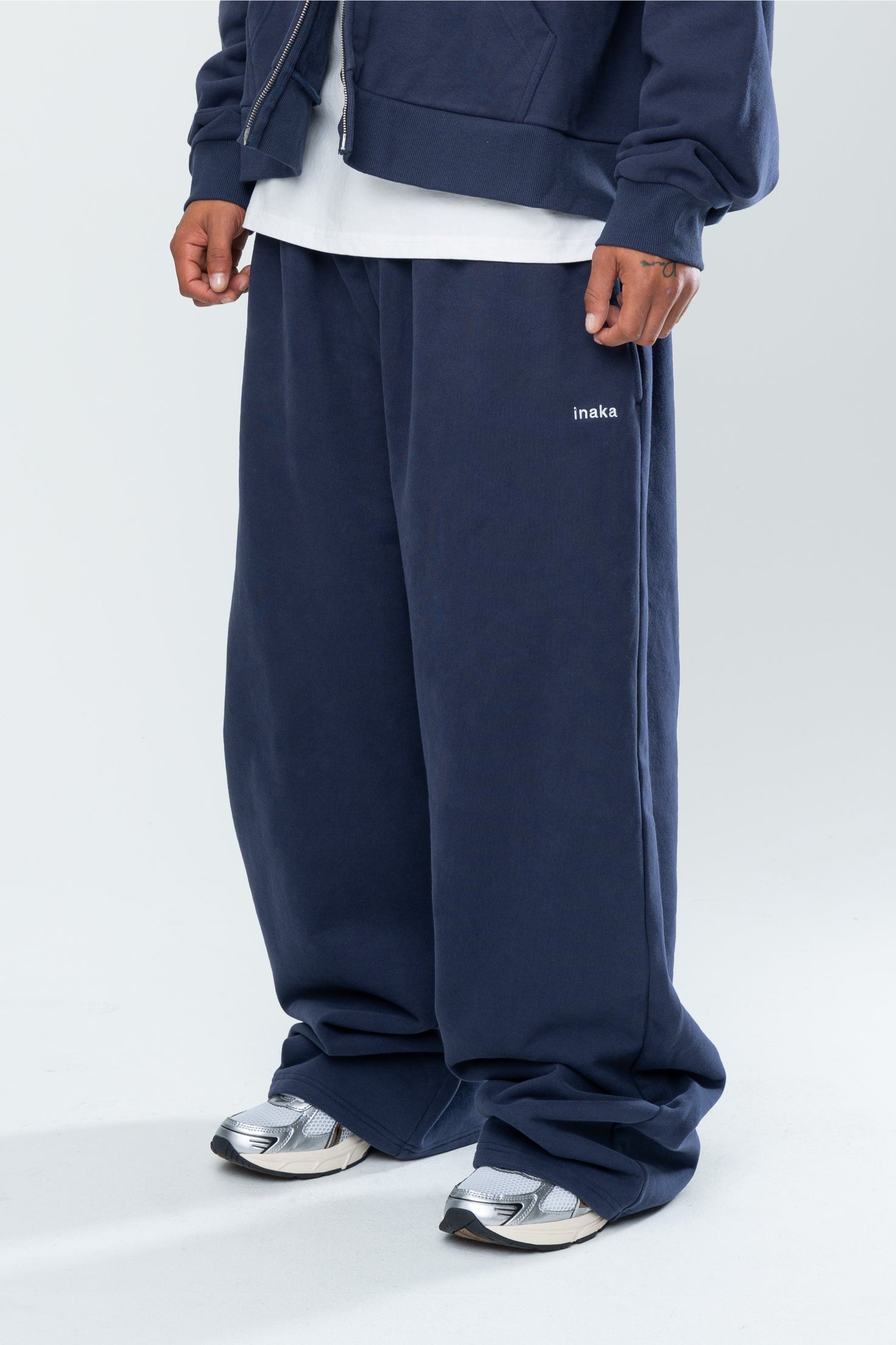 BASICS BAGGY SWEATS - MIDNIGHT NAVY – Inaka Power