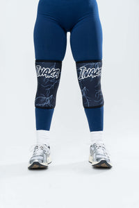 KNEE SLEEVES - BLACK LIGHTNING