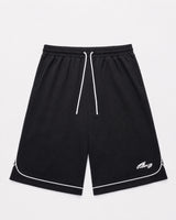 3/4 MESH SHORTS - BLACK