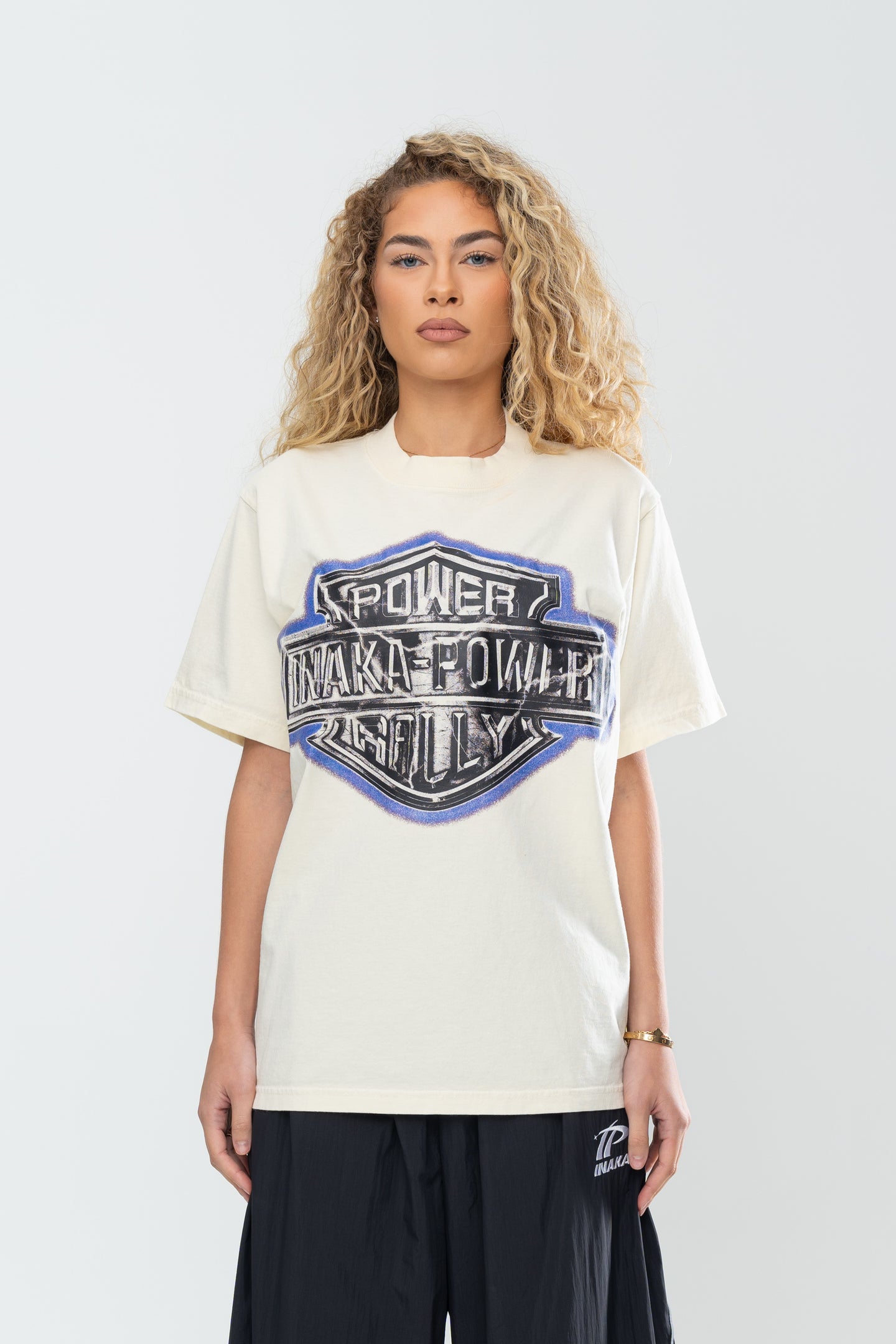 INAKA POWER RALLY TEE - CREAM