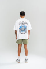 INAKA CYBER EAGLE TEE - WHITE