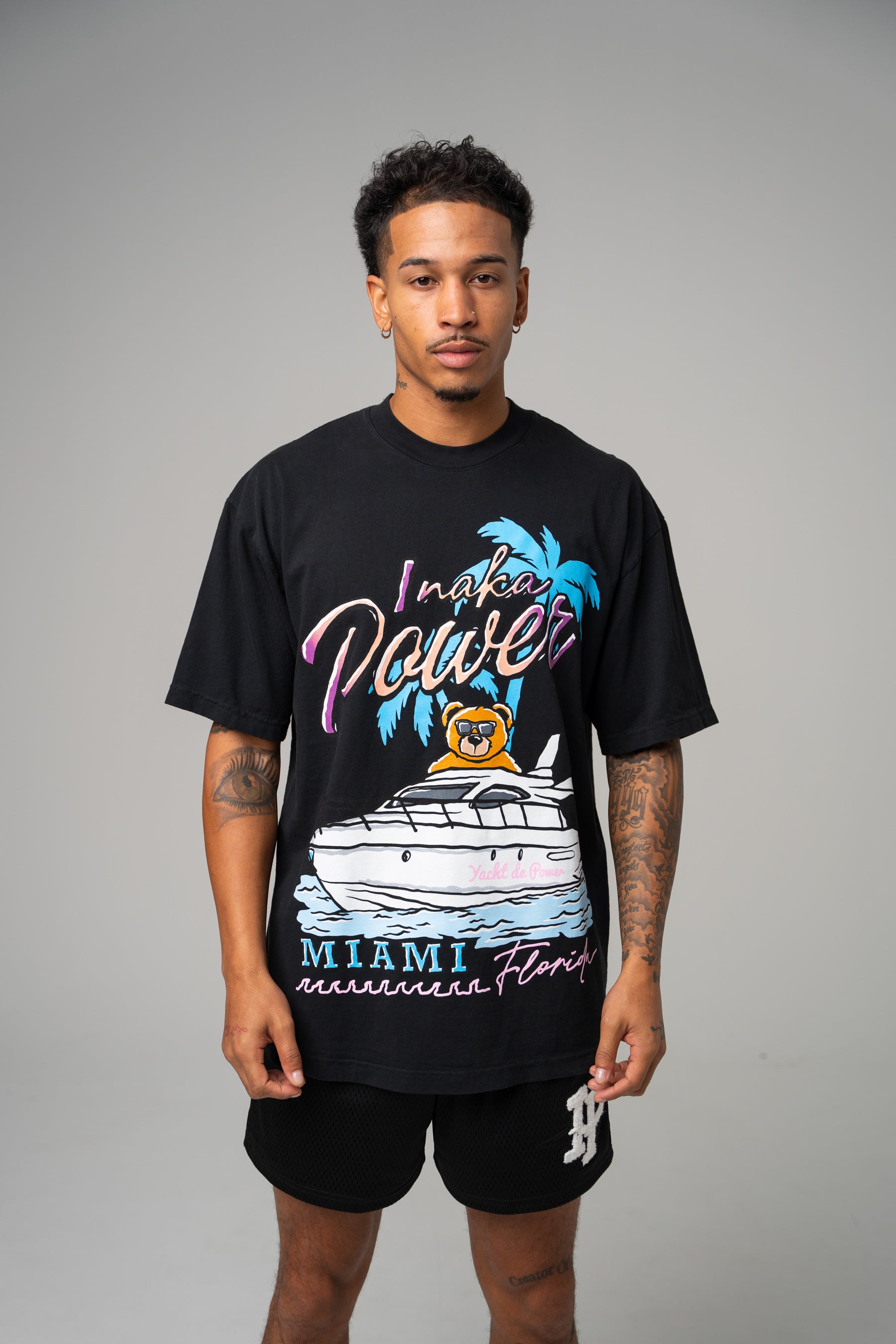 Yacht Teddy Tee - Black