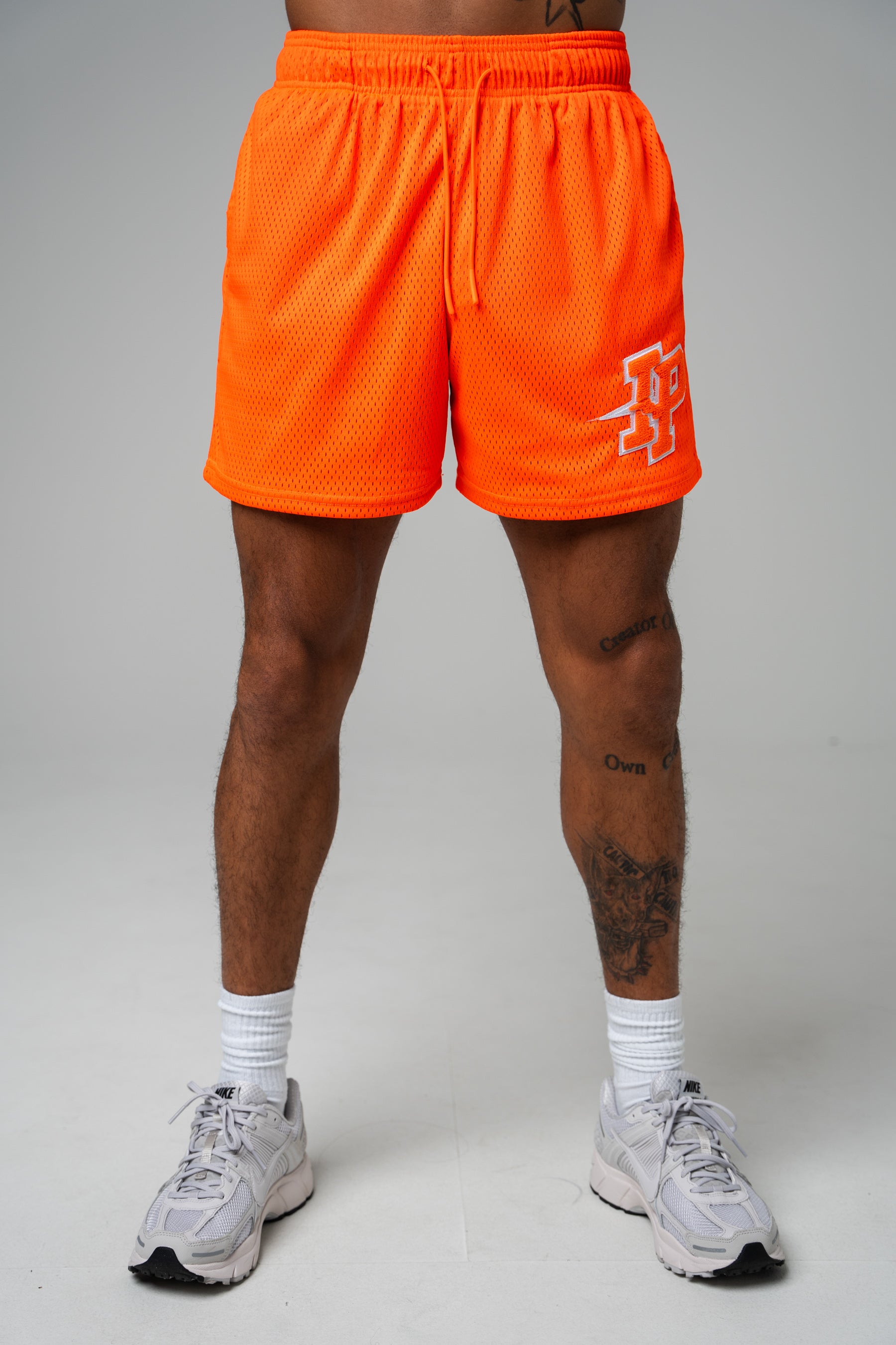Patch Basic Shorts - Orange