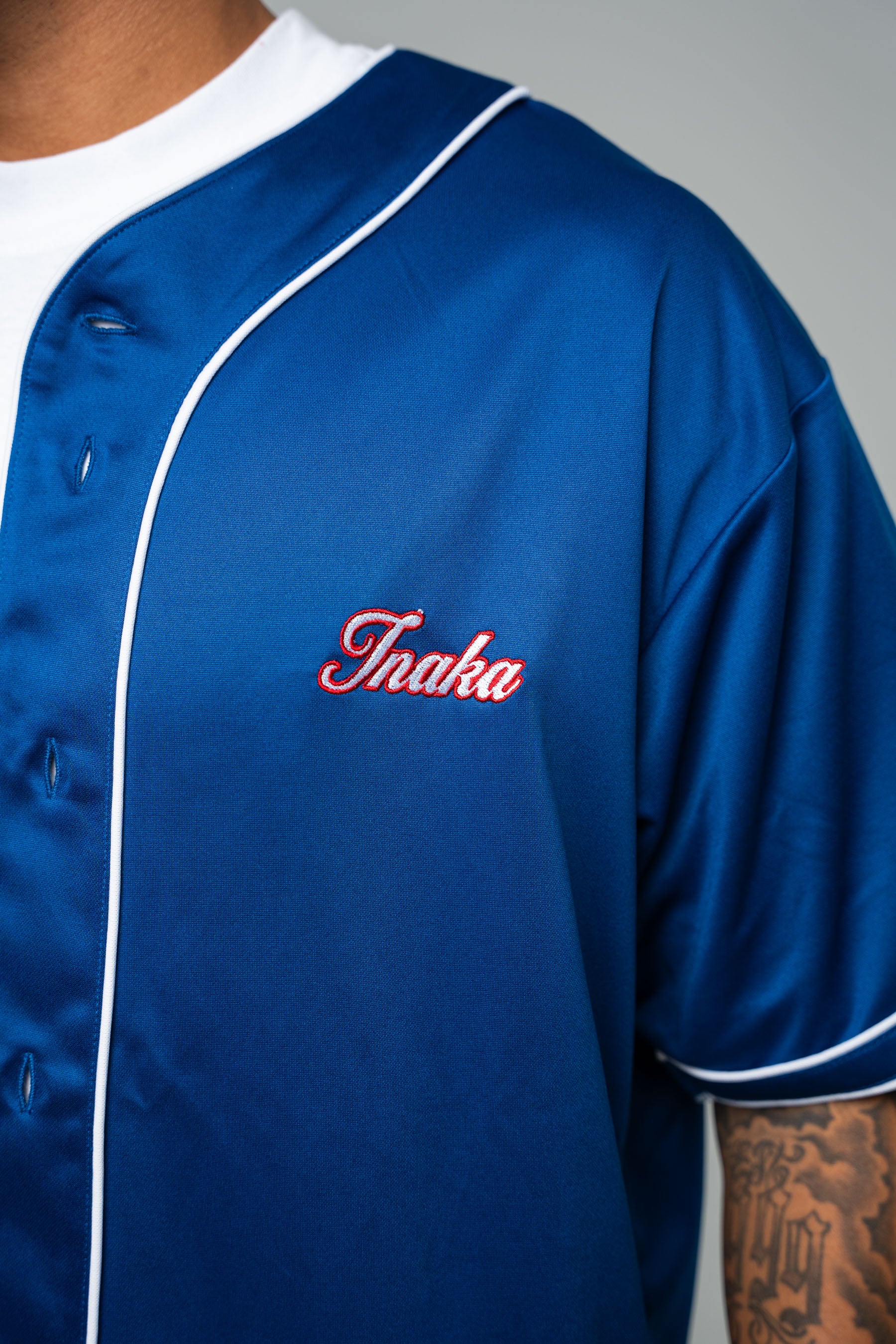 Men's Baseball Jersey - Royal Blue S