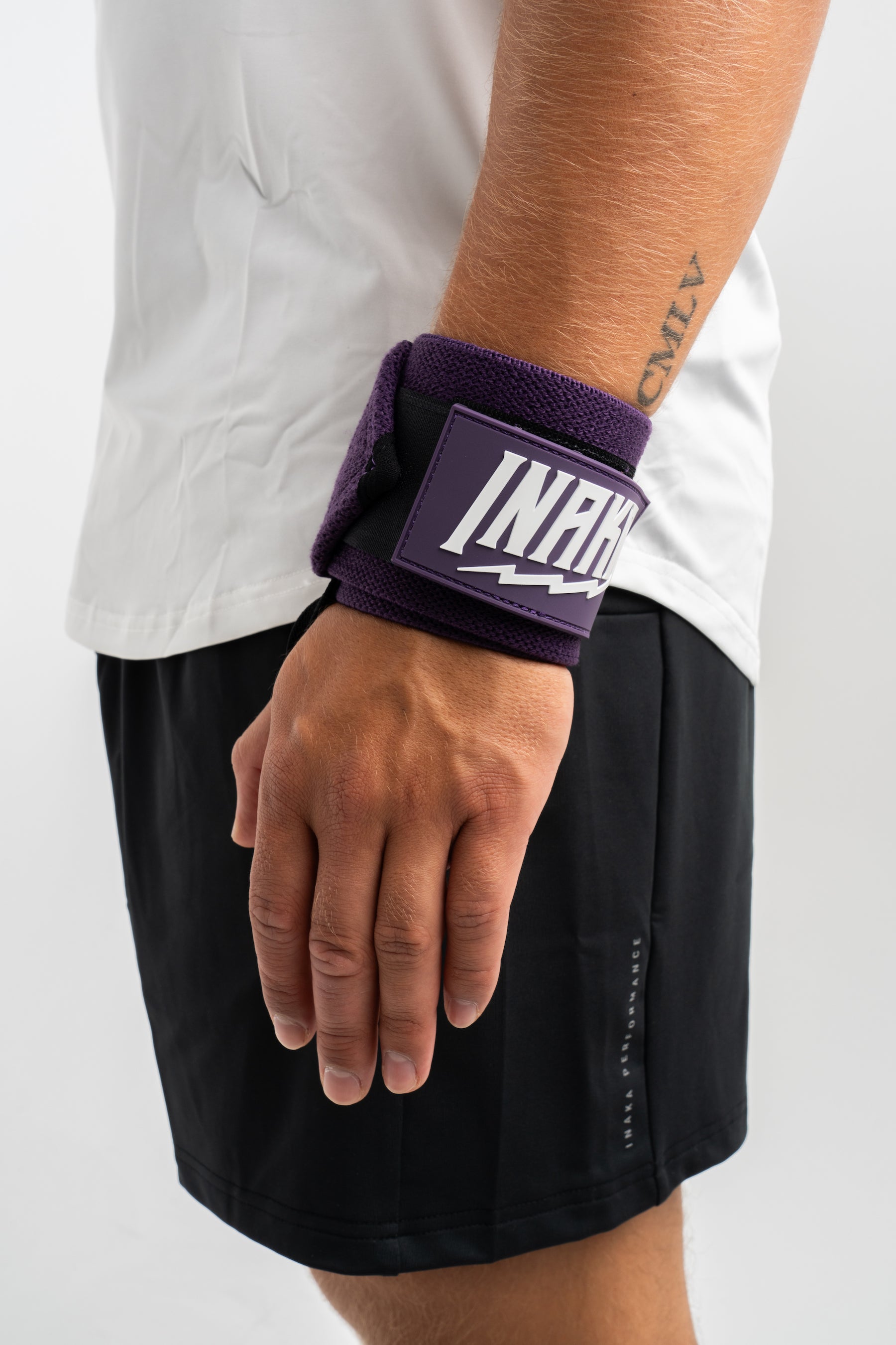 Bolt Wrist Wraps - Dark Purple
