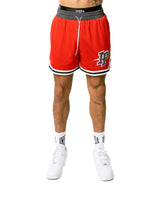 MEN'S LEAGUE MESH SHORTS - BRICK RED