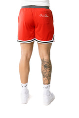 MEN'S LEAGUE MESH SHORTS - BRICK RED