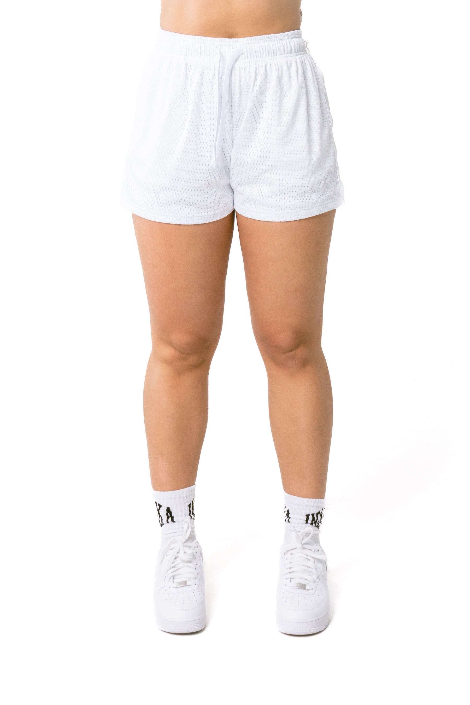 Women's Basic Shorts - Platinum White