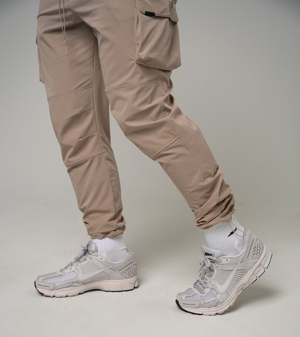 Ariana, Taupe Cargo Joggers