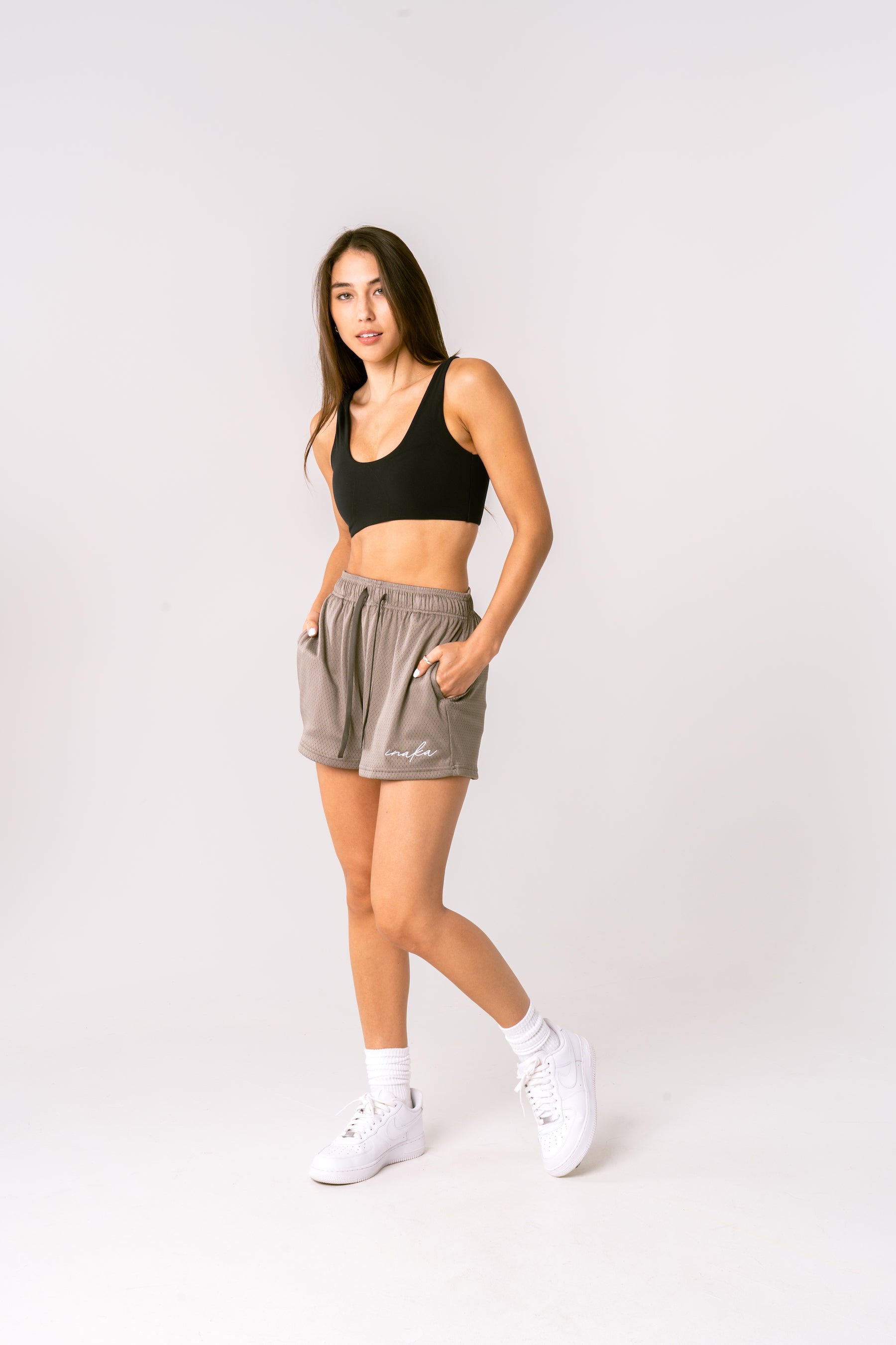Women's Basic Shorts - Cedar Brown