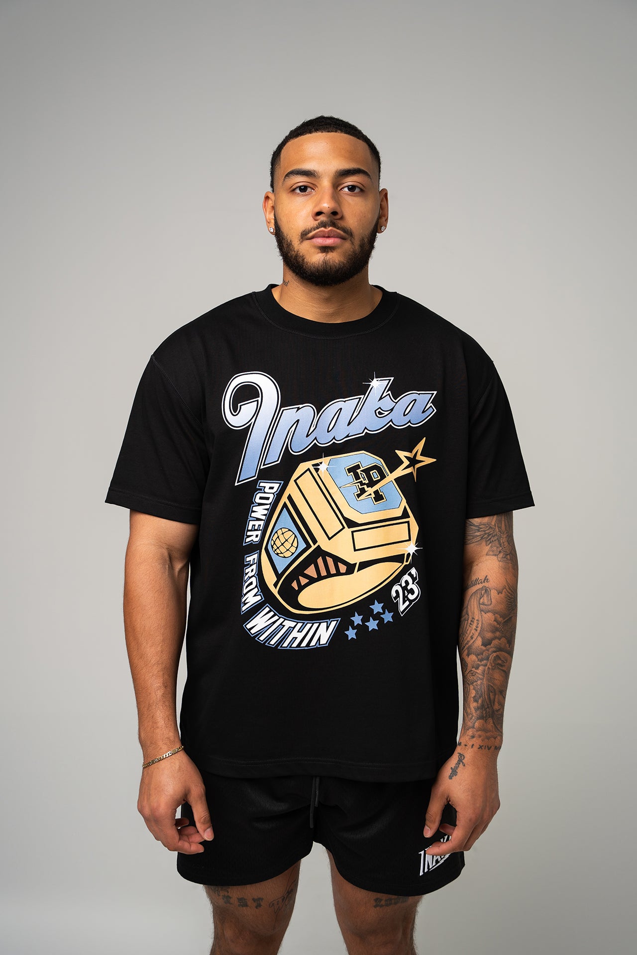 INAKA Rings Tee - Blue