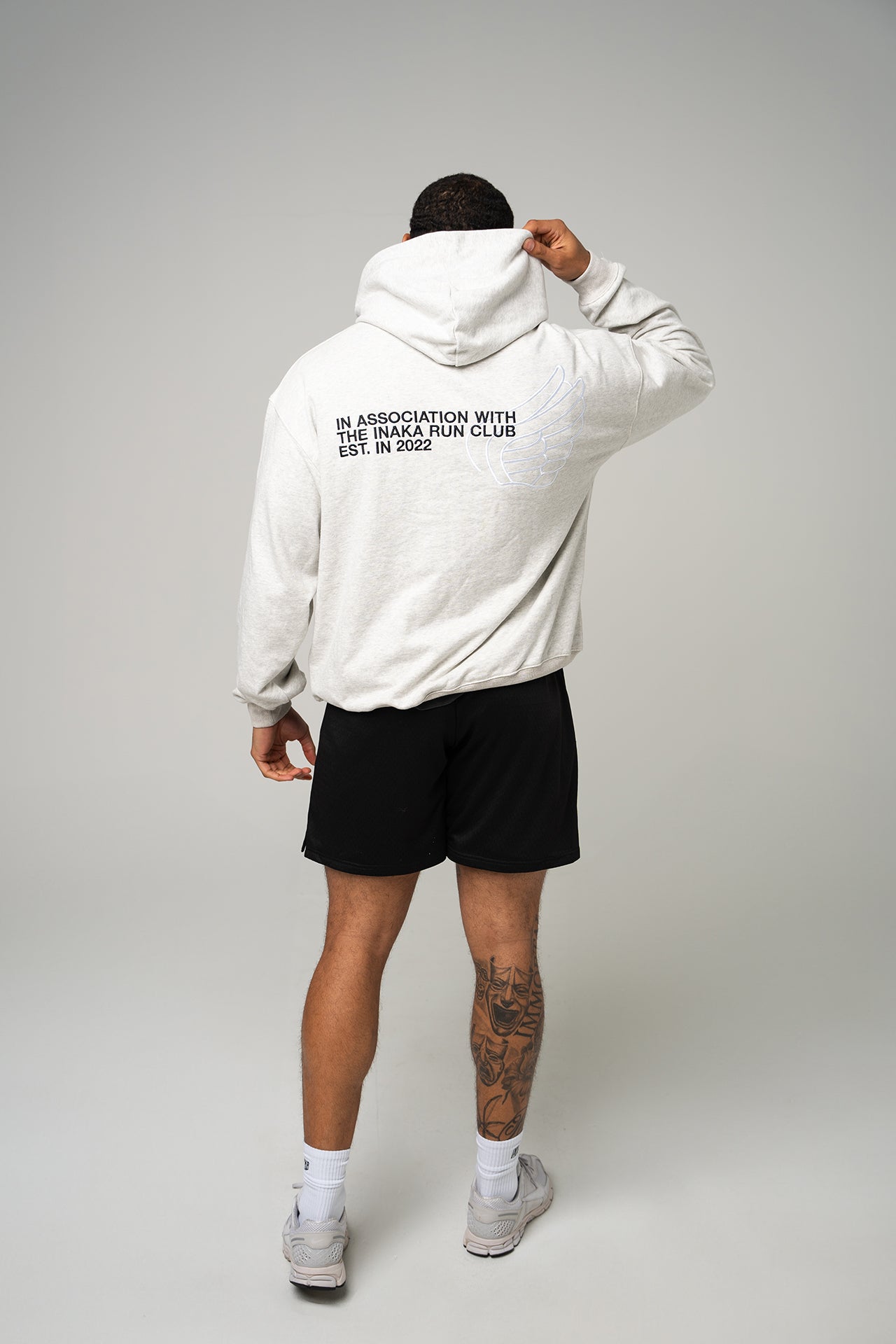 MEN'S RUNNING HOODIE - GREY