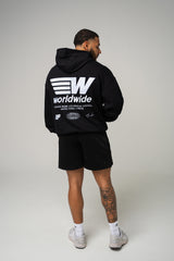 WORLDWIDE HOODIE - BLACK