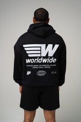 WORLDWIDE HOODIE - BLACK