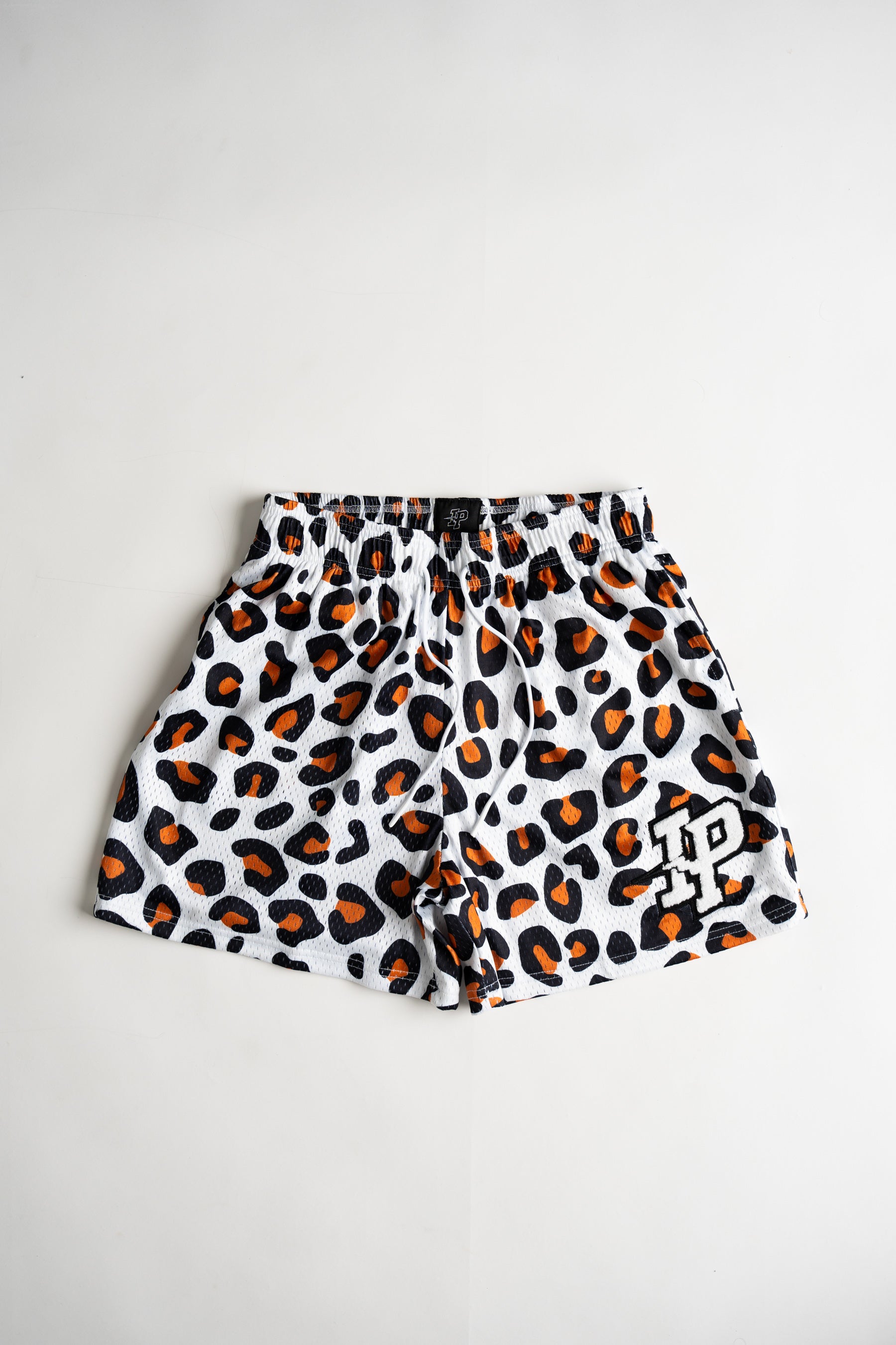 Men's Graphic Mesh Shorts - Cheetah W/O