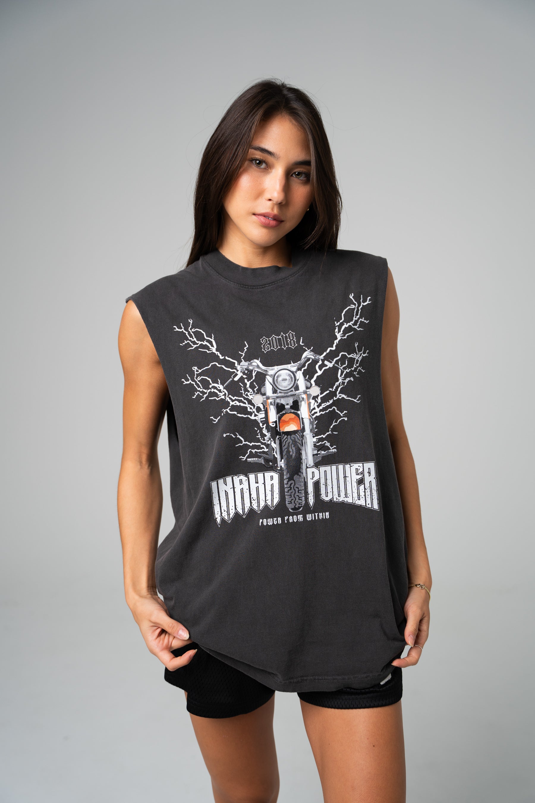 Power from Within Tank - Vintage Black