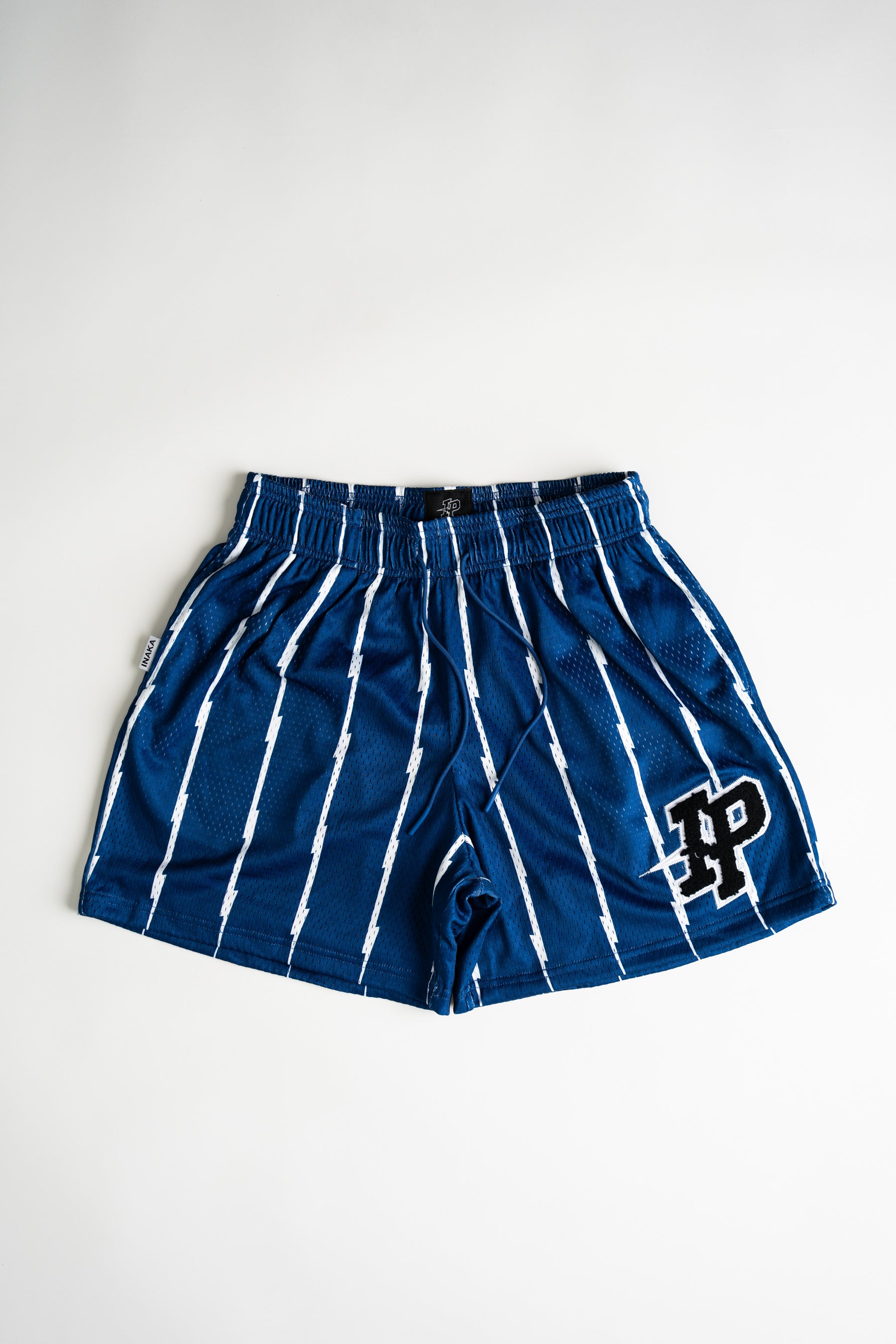 Pinstripe Shorts - Varsity Blue