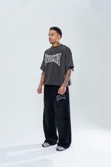 UNIVERSITY DISTRESSED BAGGY SWEATPANTS