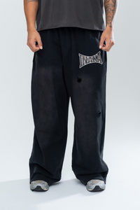 POWERSHOT DISTRESSED BAGGY SWEATPANTS