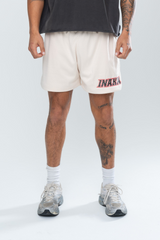 POWER SPORT MESH SHORTS - CREAM/CAMO