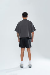 UNIVERSITY MESH SHORTS - BLACK