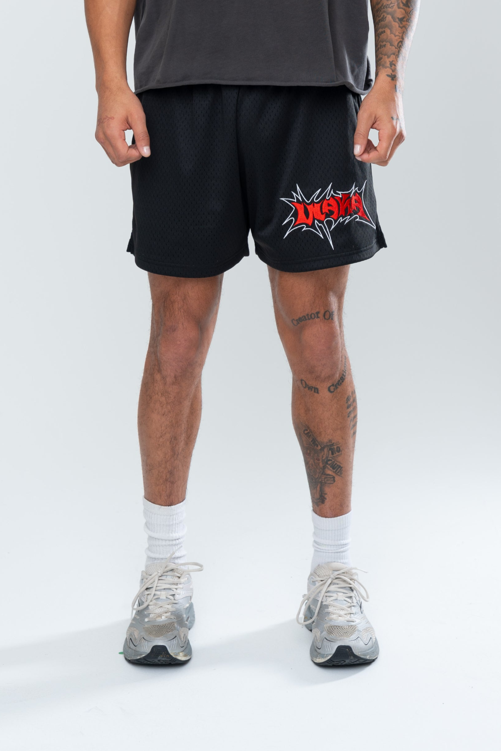 GUERRILLA MESH SHORTS - BLACK