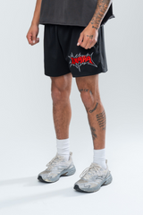 GUERRILLA MESH SHORTS - BLACK