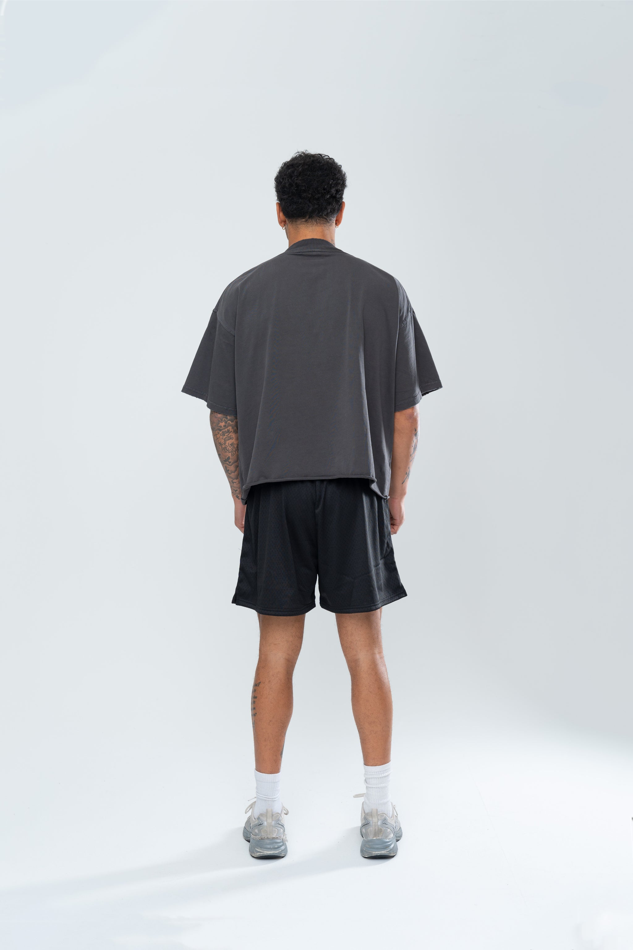 POWERSHOT MESH SHORTS - BLACK/CAMO