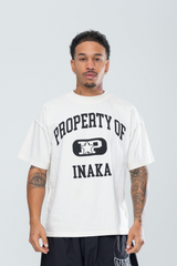 PROPERTY REVERSE TEE - CREAM