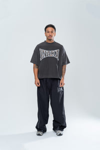 POWERSHOT CROPPED CAMO TEE - VINTAGE BLACK