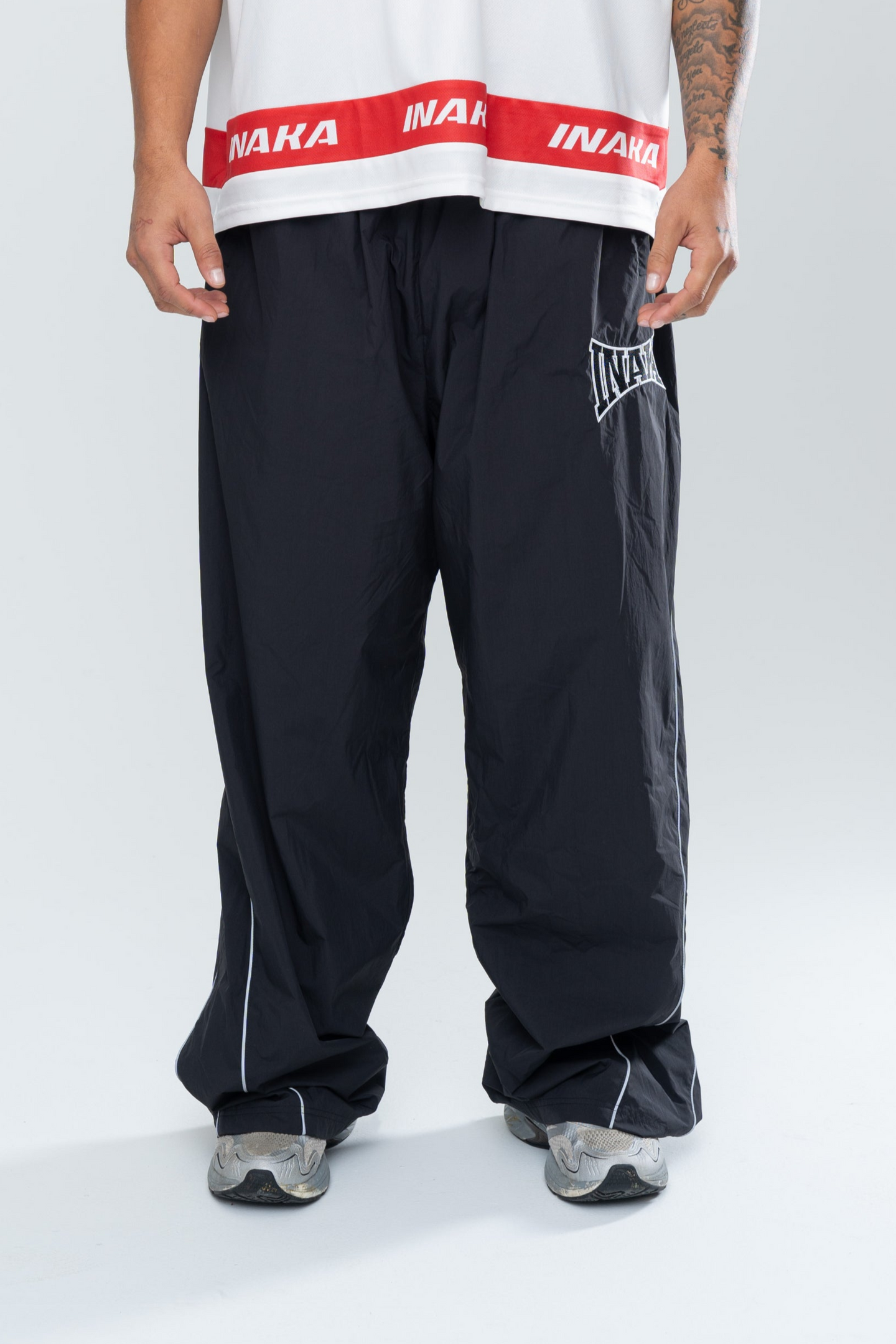 POWERSHOT BAGGY TRACKPANTS - BLACK