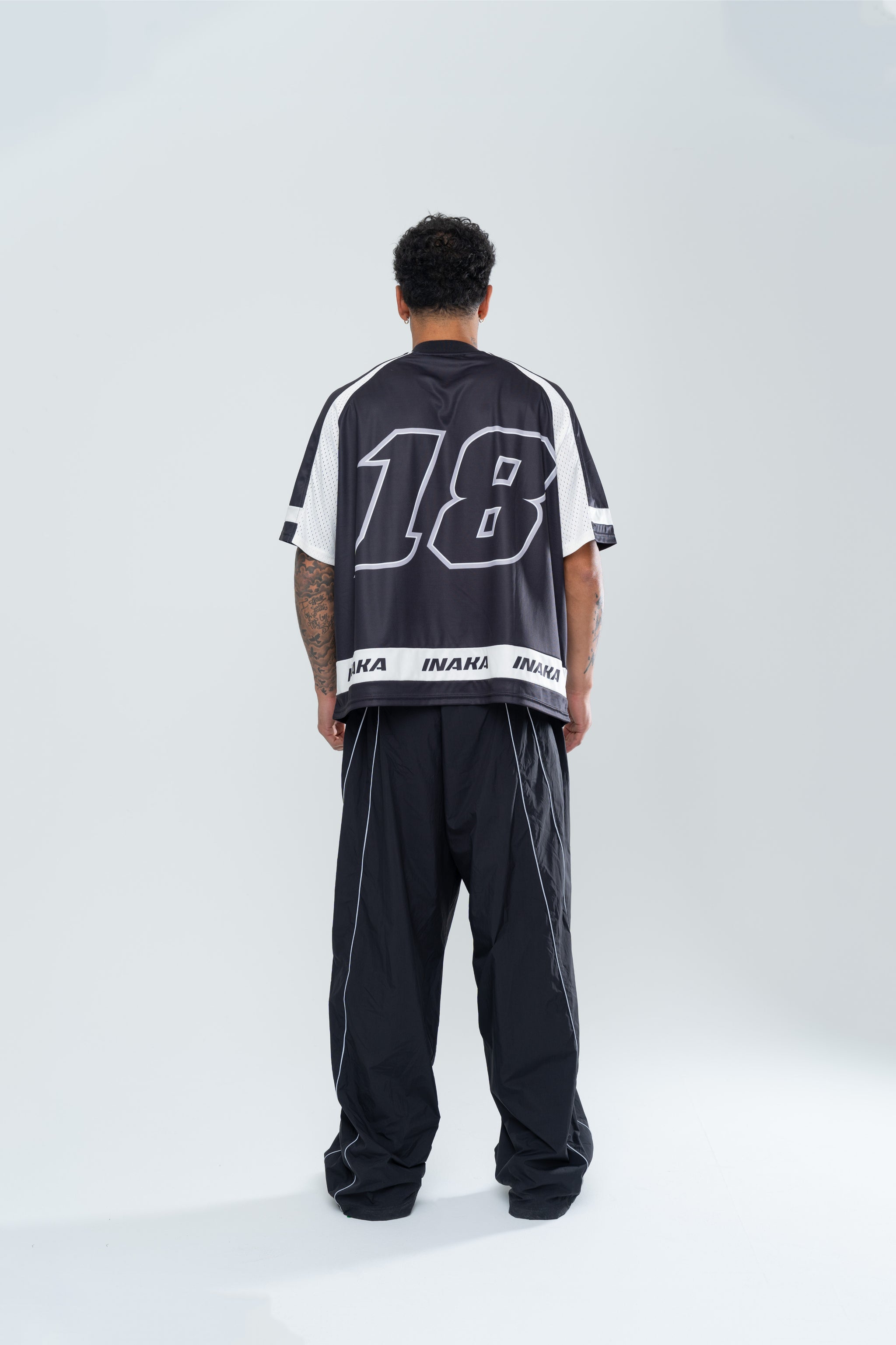 POWER SPORT CROPPED JERSEY - BLACK