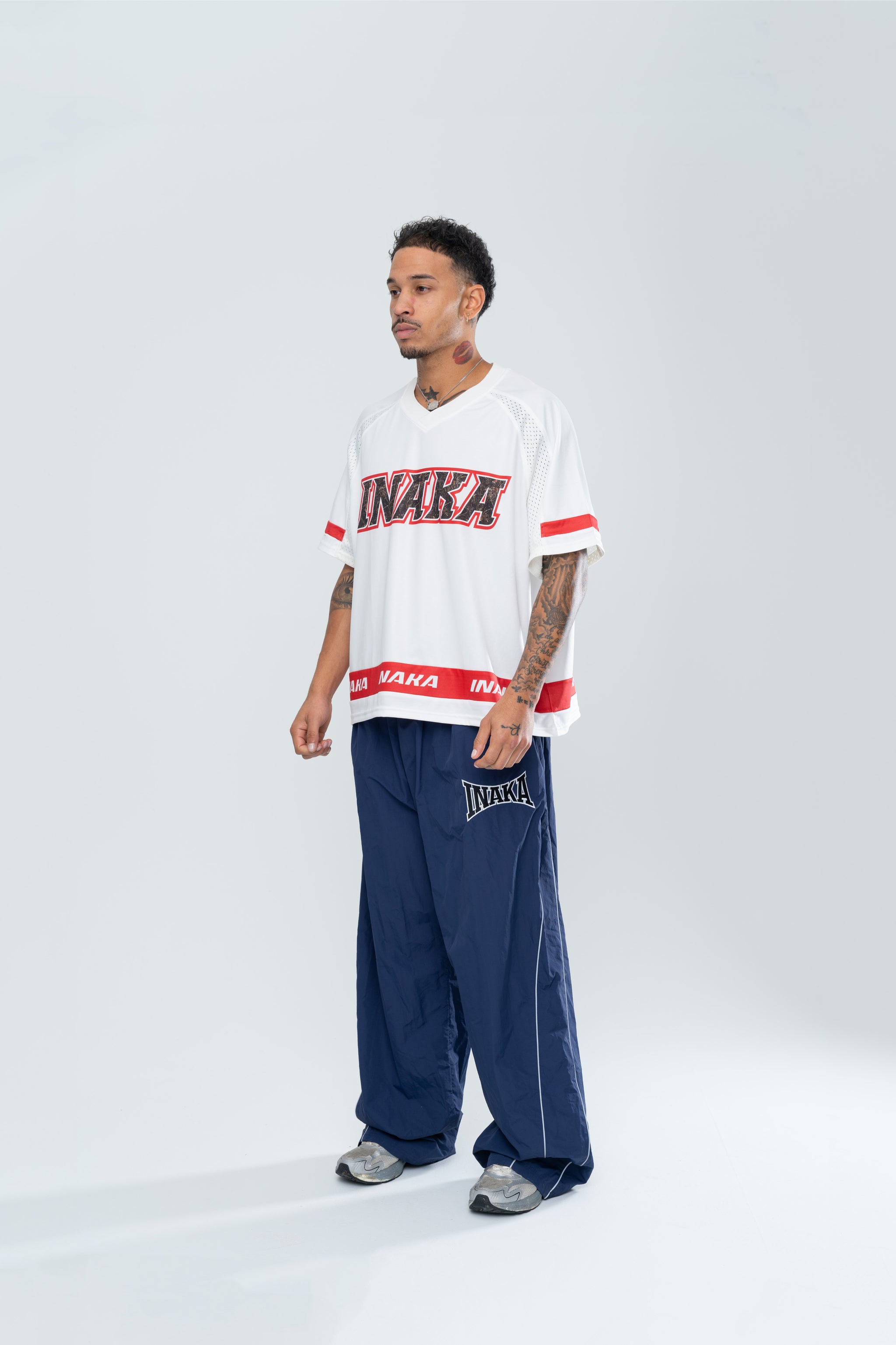 POWERSHOT BAGGY TRACKPANTS - NAVY