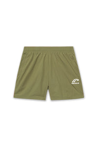 SPORTSWEAR NYLON SHORTS - BURNT OLIVE