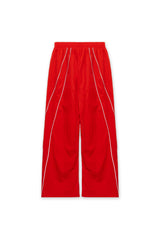 SPORTSWEAR BAGGY TRACK PANTS - RED