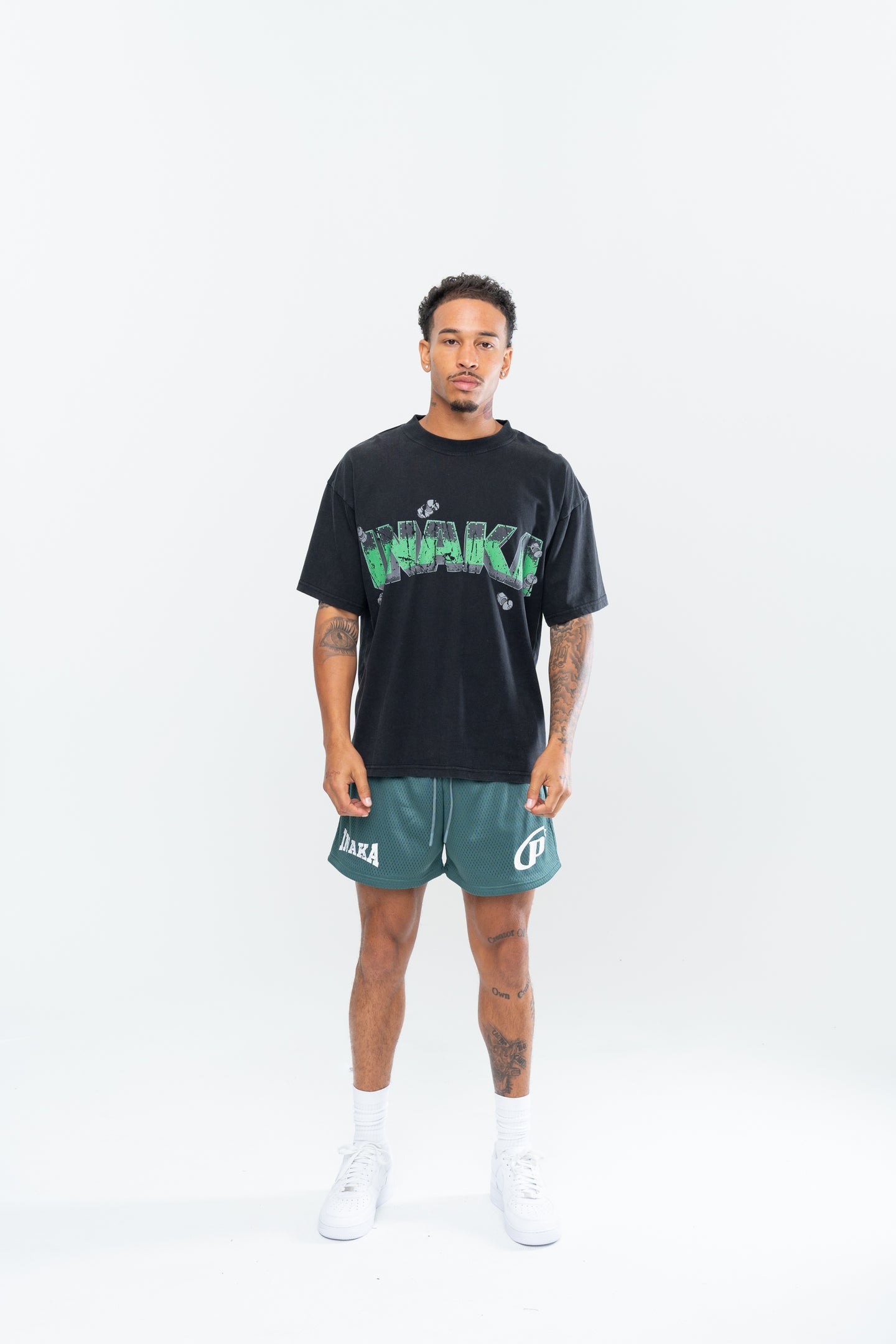 PSTAR MESH SHORTS - EMERALD