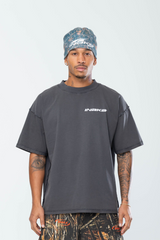 SUMMIT PEAK TEE - VINTAGE BLACK