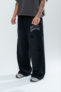 UNIVERSITY DISTRESSED BAGGY SWEATPANTS